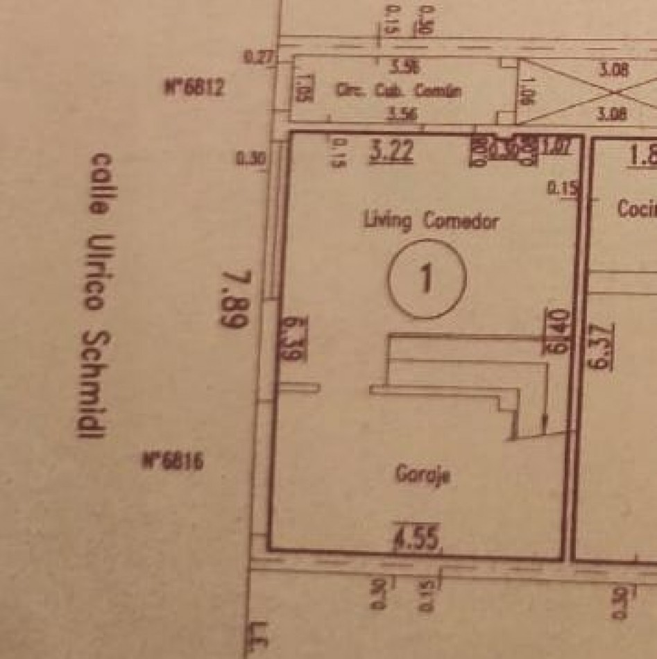 Ulrico Schmidl 6800. PH 4 ambientes planta baja frente.