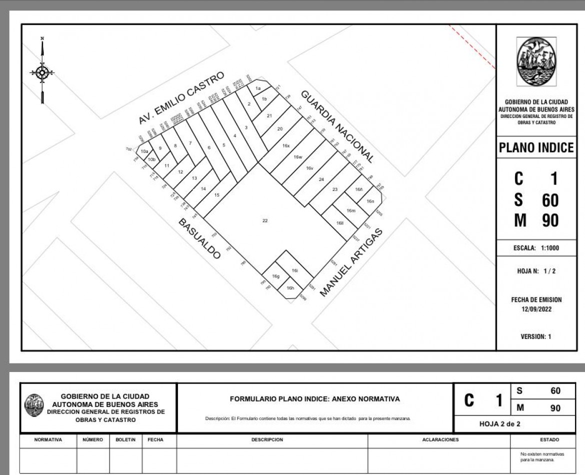 Basualdo 700. Lote con casa antigua.